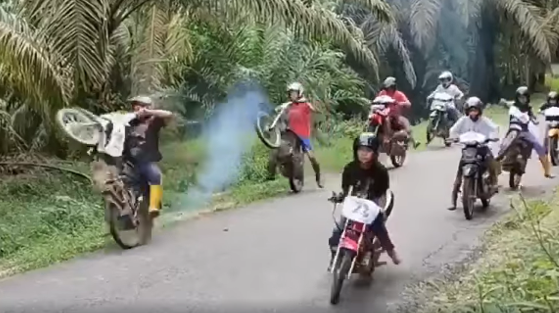 Never ride and shower at the same time... in case you didn't know